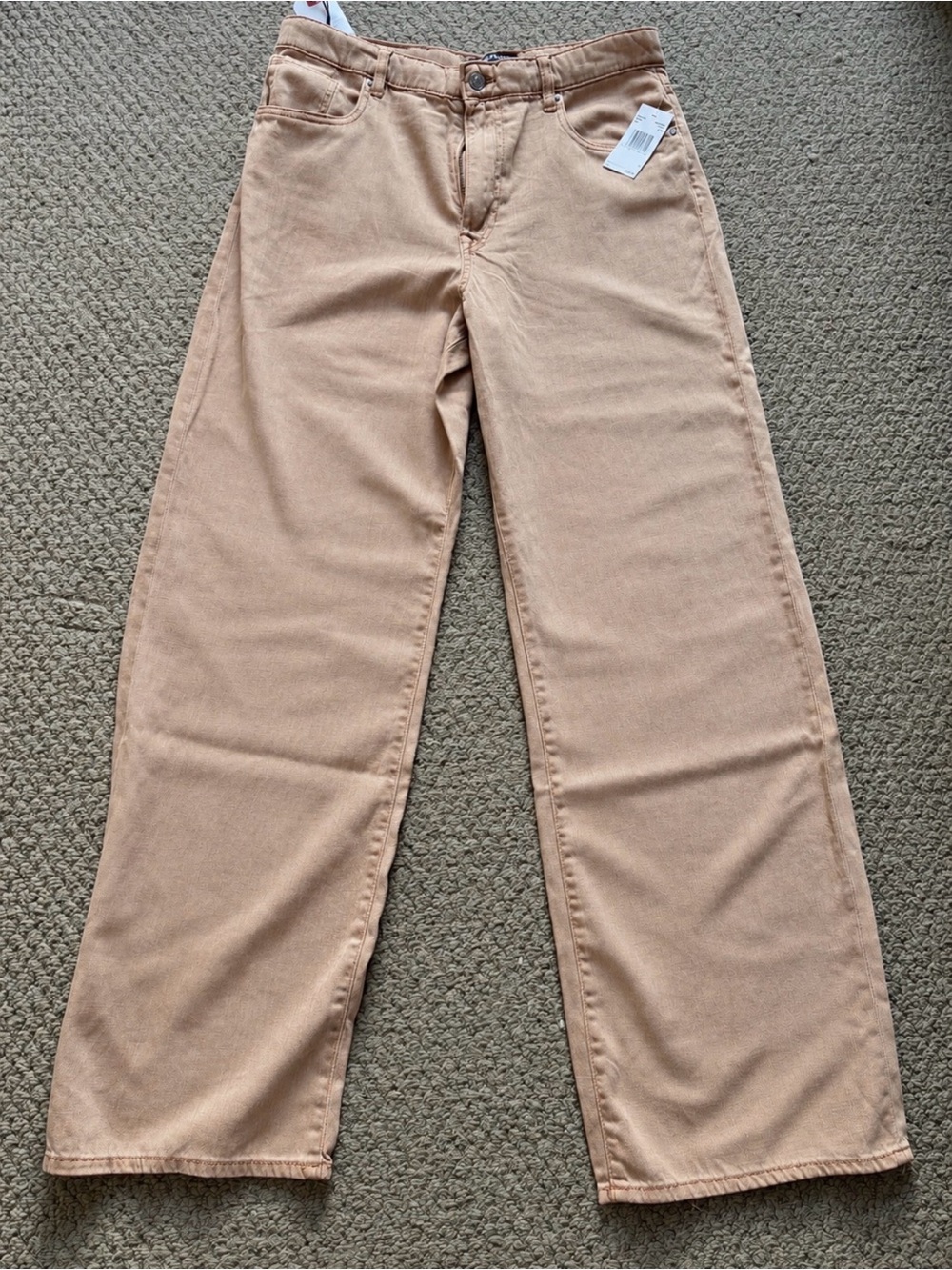 Buffalo David Bitton Wide-Leg Jeans in Light Beige